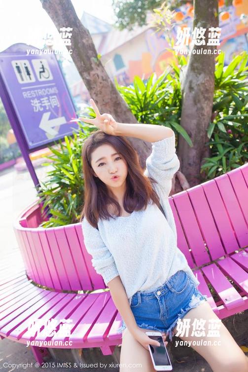 爱蜜社 - Lucky沈欢欣，学姐的写真图册，里面总有令人想要贴近的感觉。