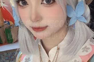 图片大赛：许枳在蕾姆COS里玩得那么开心，数不清的小心脏呀！
