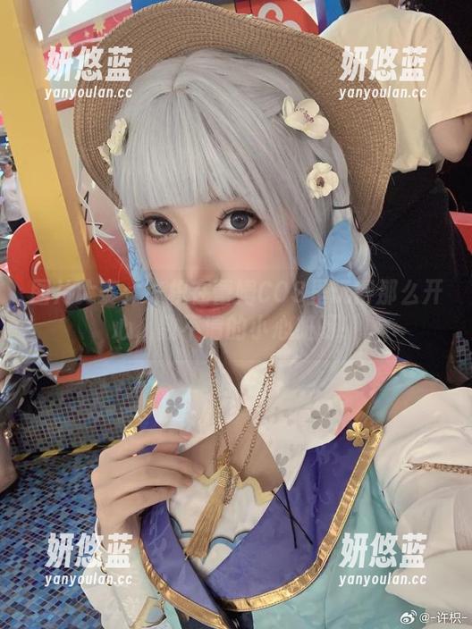图片大赛：许枳在蕾姆COS里玩得那么开心，数不清的小心脏呀！